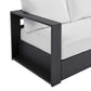 Tahoe Outdoor Patio Powder-Coated Aluminum Sofa