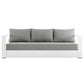 Tahoe Outdoor Patio Powder-Coated Aluminum Sofa