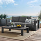 Tahoe 2-Piece Outdoor Patio Powder-Coated Aluminum Set
