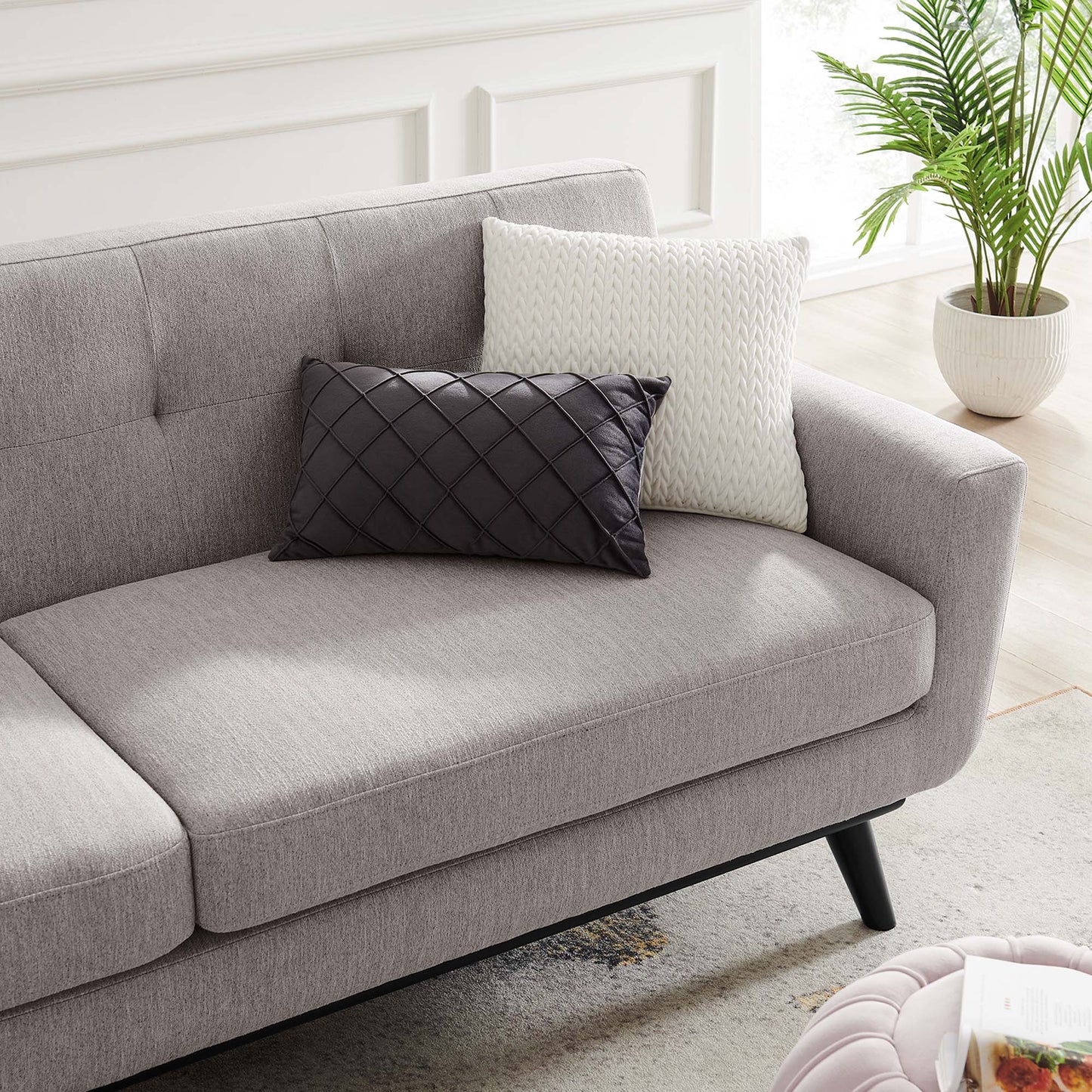Engage Herringbone Fabric Sofa