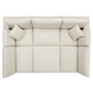 Commix 6-Piece Down Filled Overstuffed Sectional Sofa