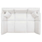 Commix 6-Piece Down Filled Overstuffed Sectional Sofa