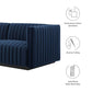 Conjure Channel Tufted Performance Velvet Loveseat