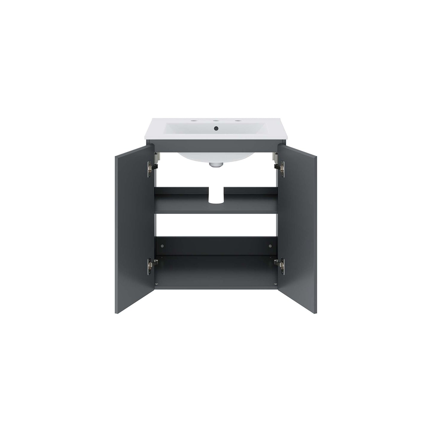 Bryn Wall-Mount Bathroom Vanity Basin Included