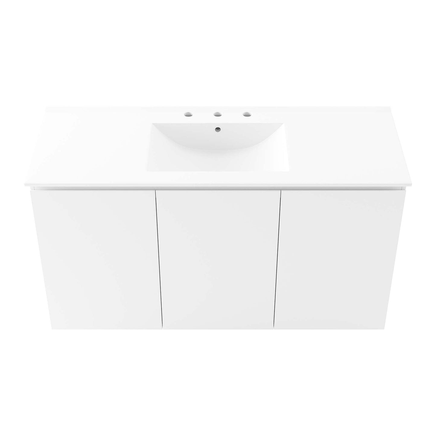 Bryn Wall-Mount Bathroom Vanity Basin Included