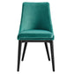 Viscount Accent Performance Velvet Dining Chairs - Set of 2