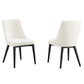 Viscount Accent Performance Velvet Dining Chairs - Set of 2