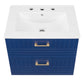 Daybreak Wall-Mount Bathroom Vanity Basin Included