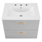 Daybreak Wall-Mount Bathroom Vanity Basin Included