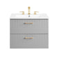 Daybreak Wall-Mount Bathroom Vanity Basin Included