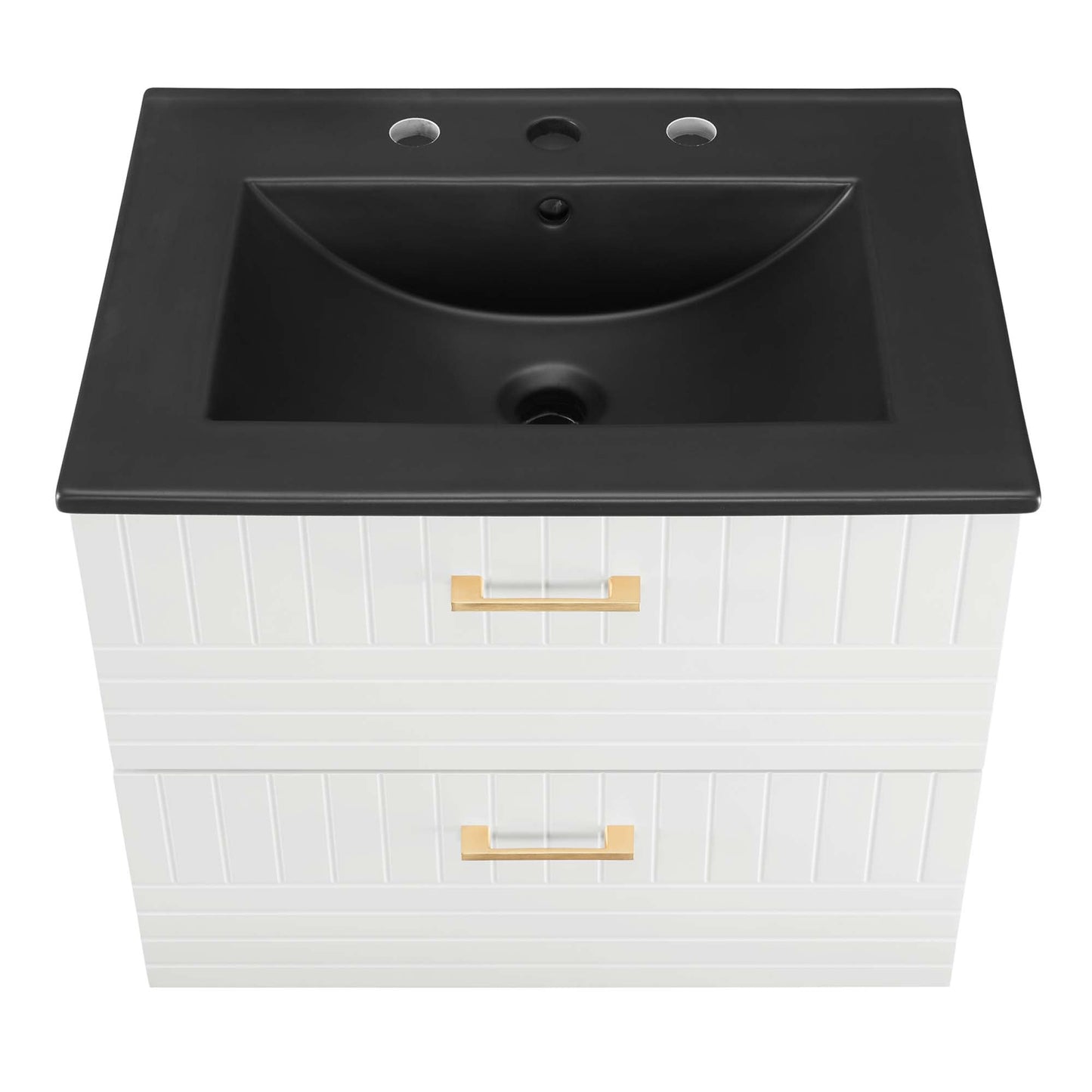 Daybreak Wall-Mount Bathroom Vanity Basin Included