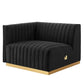 Conjure Channel Tufted Performance Velvet Loveseat