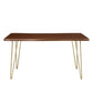 Ardor 60" Live Edge Acacia Wood Acacia Wood Dining Table