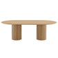 Senja 95" Oval Dining Table