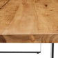 Viggo 74" Live Edge Acacia Wood Dining Table