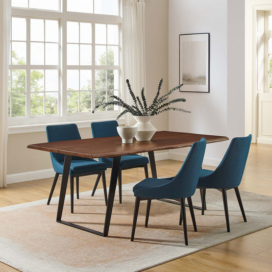 Viggo 74" Live Edge Acacia Wood Dining Table