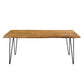 Ardor 74" Live Edge Acacia Wood Acacia Wood Dining Table