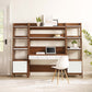 Bixby 3-Piece Wood Office Desk and Bookshelf