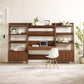 Bixby 3-Piece Wood Office Desk and Bookshelf