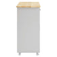Culinary Kitchen Cart With Towel Bar