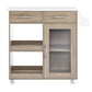 Culinary Kitchen Cart With Spice Rack