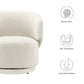 Celestia Boucle Fabric Swivel Chair