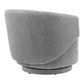 Celestia Boucle Fabric Swivel Chair