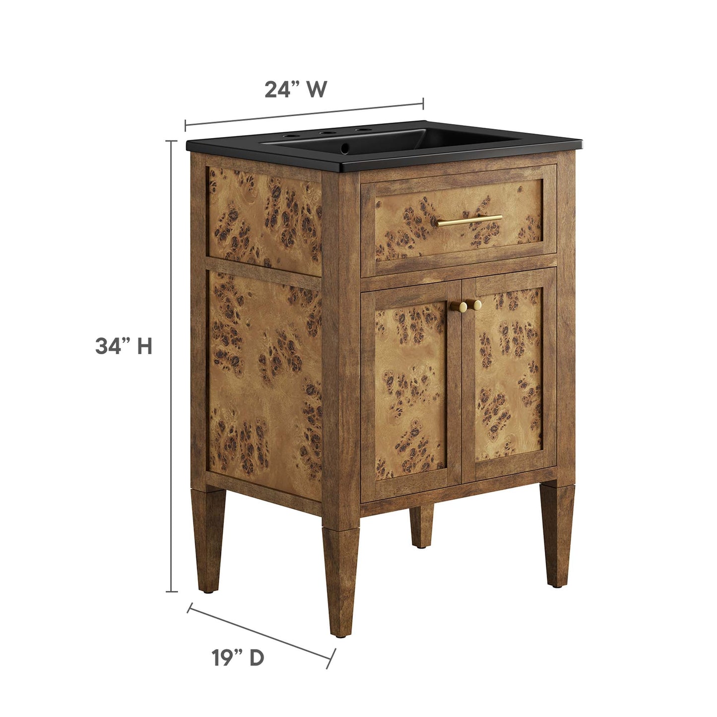 Elysian Bathroom Vanity Basin Included