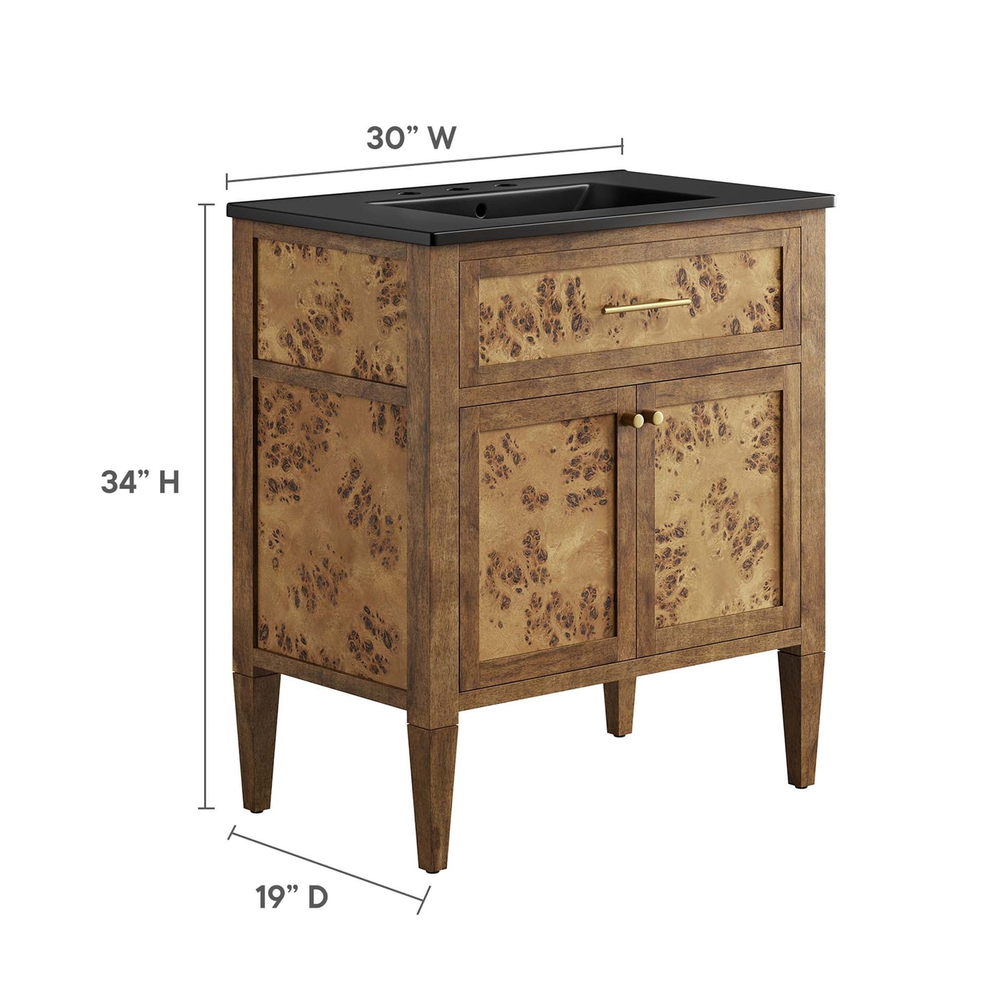 Elysian Bathroom Vanity Basin Included