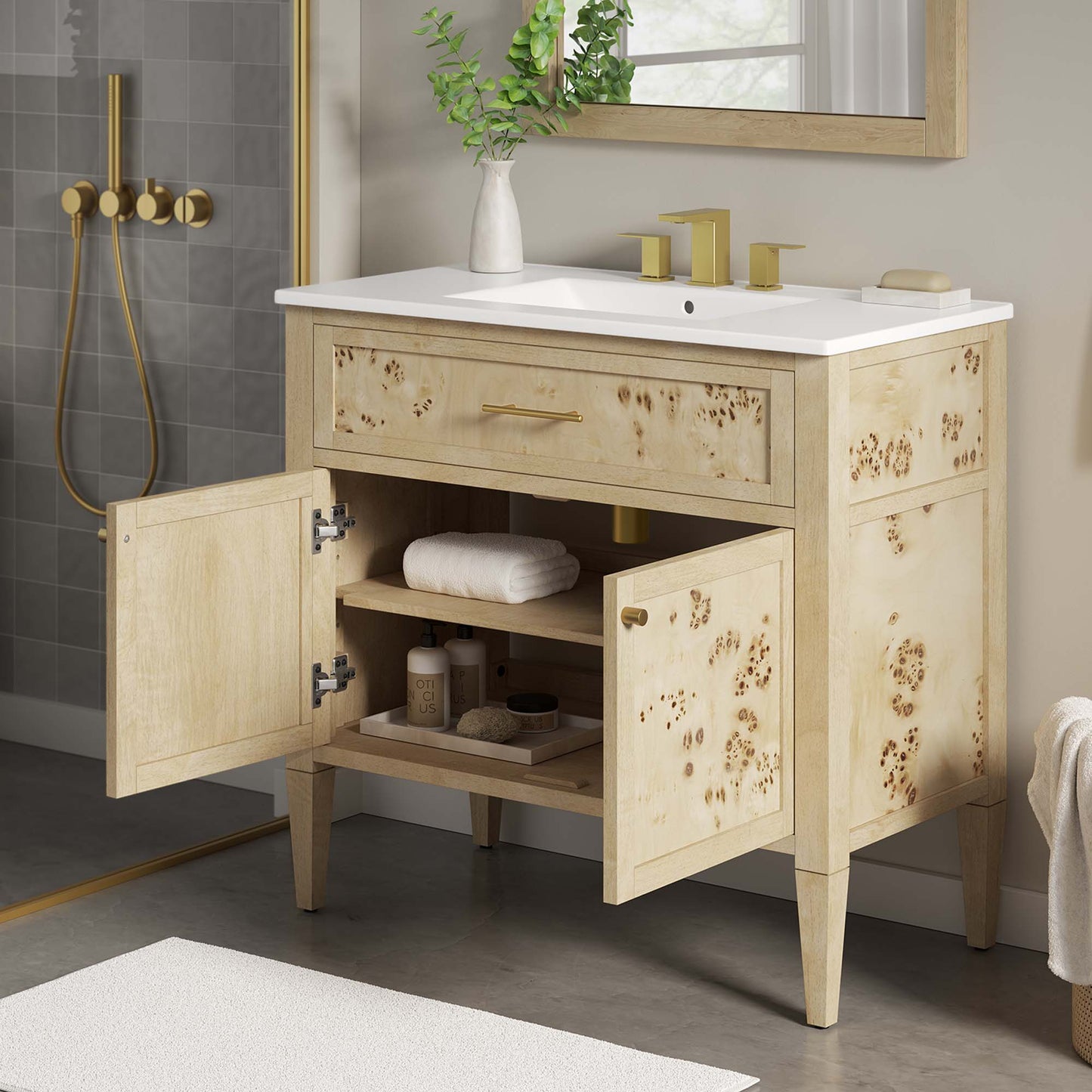 Elysian Bathroom Vanity Basin Included