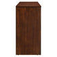 Appia Wood Grain 4-Door Sideboard Storage Cabinet