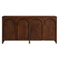 Appia Wood Grain 4-Door Sideboard Storage Cabinet