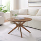 Crossroads Round Wood Coffee Table