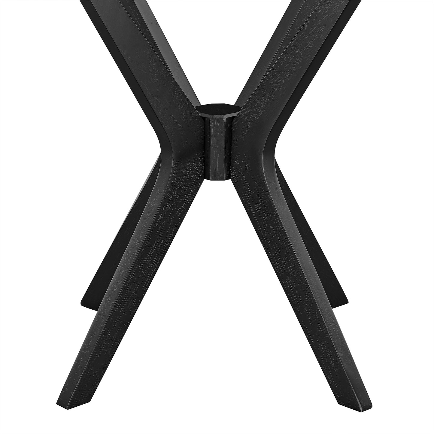 Crossroads 24” Round Wood Side Table