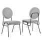 Craft Upholstered Fabric Dining Side Chairs - Set of 2
