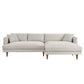 Zoya Right-Facing Down Filled Overstuffed Right Sectional Sofa