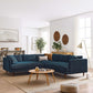 Zoya 3 Piece Down Filled Overstuffed Sectional Sofa