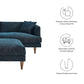 Zoya Down Filled Overstuffed Sofa and Ottoman Set