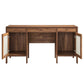 Capri 58" Wood Grain Office Desk