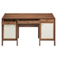 Capri 58" Wood Grain Office Desk