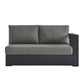 Tahoe Outdoor Patio Powder-Coated Aluminum Modular Right-Facing Loveseat