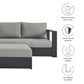 Tahoe 5-Piece Outdoor Patio Powder-Coated Aluminum Sectional Sofa Set