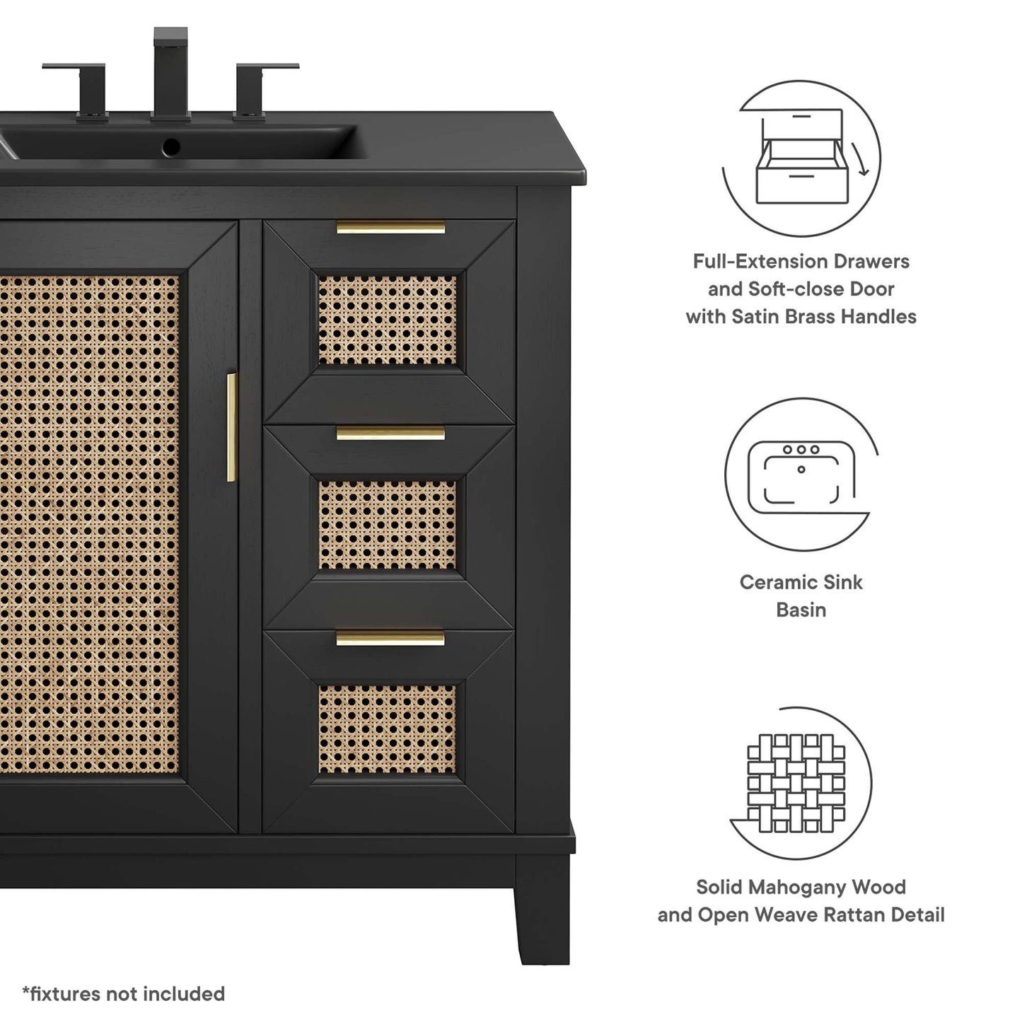 Dixie Bathroom Vanity Basin Included