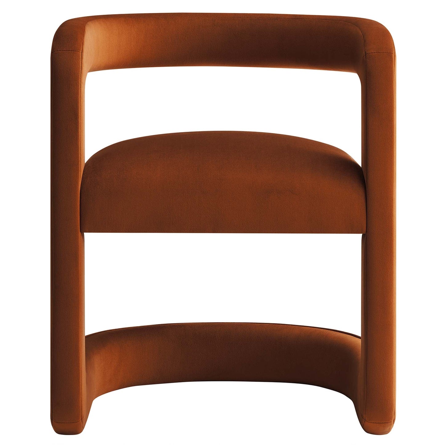 Winslow  Barrel Performance Velvet Dining Chair