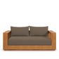Tahoe Acacia Wood Outdoor Patio Acacia Wood Loveseat