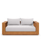 Tahoe Acacia Wood Outdoor Patio Acacia Wood Loveseat