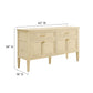 Elysian 62" Wood Sideboard