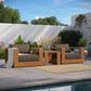 Tahoe 3-Piece Outdoor Patio Acacia Wood Furniture Set