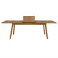Vienna Outdoor Patio Teak Wood Extendable Dining Table