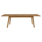 Vienna Outdoor Patio Teak Wood Extendable Dining Table